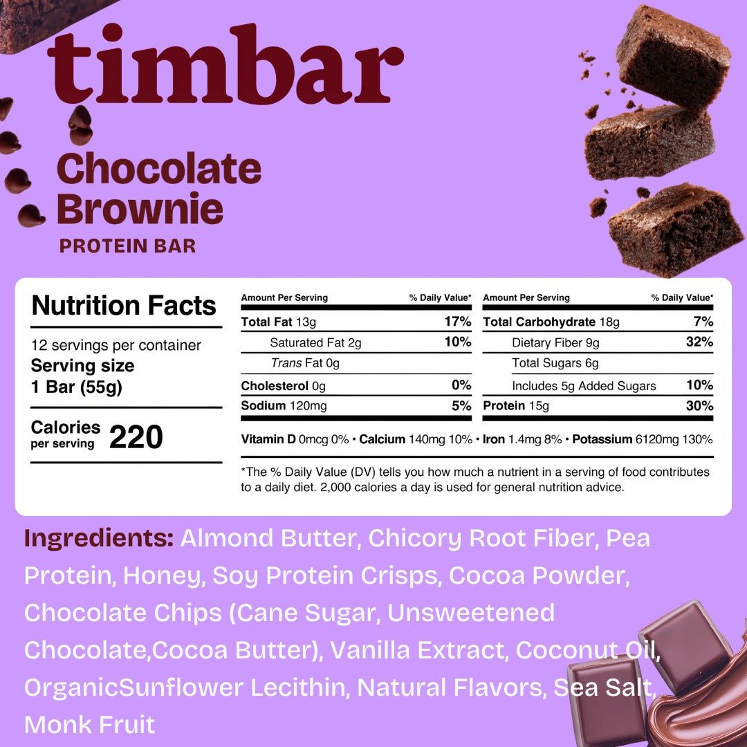 Protein Bars - Peanut Butter/Chocolate Chip & Chocolate Brownie
