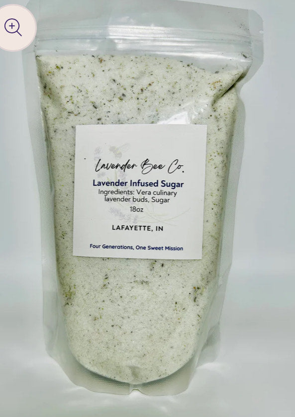 Lavender Infused Sugar, 18oz.