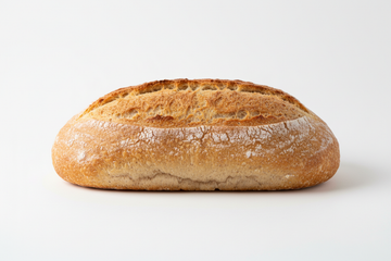 close up product photo of a loaf of bread
