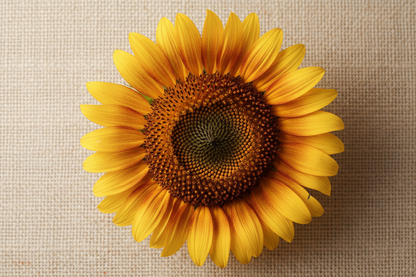 rustic, close up, simple product photo sunflower