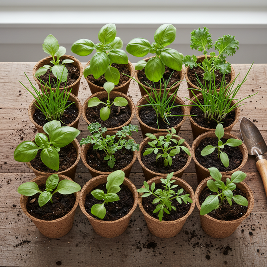 Organic Herb & Veggie Starter Plants
